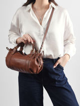 Crossbody Bag Icone Leather Gerard darel Brown icone DDS73410-vue-porte