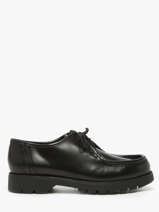 Derby Shoes In Leather Kleman Black women PADRORB2