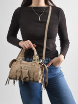 Sac Bandouli�re Velvet Cuir Milano Rouge velvet VE24093O-vue-porte