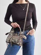 Crossbody Bag Nine Leather Milano Black nine NI24092O-vue-porte