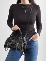 Crossbody Bag Nine Leather Milano Black nine NI24093O-vue-porte
