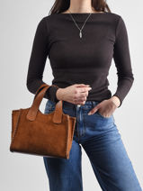 Sac Port� Main Velvet Caviar Milano Marron velvet caviar VC25111-vue-porte