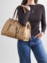 Shoulder Bag Bride Lulu castagnette Beige bride 2-vue-porte