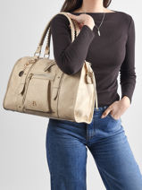 Shoulder Bag Bride Lulu castagnette Beige bride 2-vue-porte