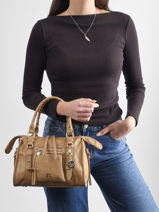 Sac Port� Main Bride Lulu castagnette Beige bride 2-vue-porte