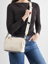 Shoulder Bag Soft Lulu castagnette White soft 2-vue-porte