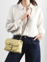 Sac Bandouli�re Love Bag Puff  Pinko Vert love bag puff A0F2-vue-porte