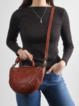 Crossbody Bag Heritage Leather Biba Brown heritage MIB1L-vue-porte