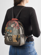 Backpack Anekke Multicolor amphora 42715044-vue-porte