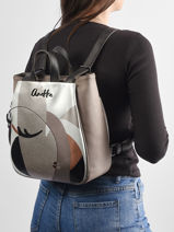 Backpack Anekke Black eikon 42755256-vue-porte