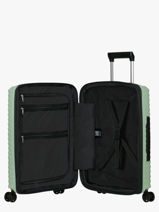 Expandable Cabin Luggage Samsonite Green upscape 159400-vue-porte