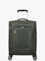 Expandable Cabin Luggage American tourister Green wanderlite 158076