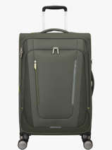Expandable Softside Luggage Wanderlite American tourister Green wanderlite 158077
