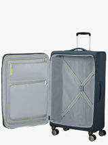 Valise Souple Extensible Wanderlite American tourister Bleu wanderlite 158078-vue-porte