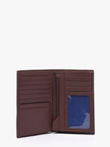 Leather Vertical Wallet Charles Le tanneur Brown charles TCHA3312-vue-porte