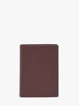 Wallet Leather Le tanneur Brown charles TCHA3311