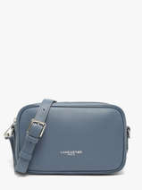 Shoulder Bag Donna Ama Leather Lancaster Blue donna ama 66