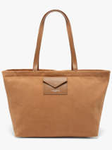 Shoulder Bag Suedine Kba Lancaster Brown suedine kba 63