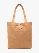 Sac Port� �paule Suedine Kba Polyester Lancaster Marron suedine kba 61