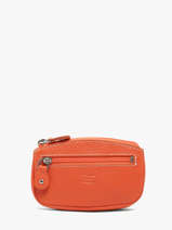 Porte-monnaie Caviar Cuir Crinkles Orange caviar 14036