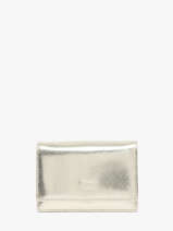 Portefeuille Caviar Cuir Crinkles Or caviar 14049