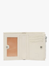 Leather Caviar Zip Wallet Crinkles Beige caviar 14269-vue-porte