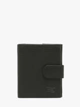 Portefeuille Cuir Crinkles Noir caviar 14227