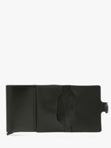 Card Holder Leather Secrid Black original MPC-vue-porte
