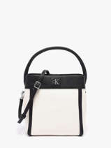 Satchel Hardware Monogram Cotton Calvin klein jeans White hardware monogram 4F3348G