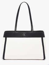 Shoulder Bag Hardware Monogram Cotton Calvin klein jeans White hardware monogram 4F3503G