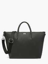 Sac Port� Main L.12.12 Concept Lacoste Noir l.12.12 concept NF5324PK