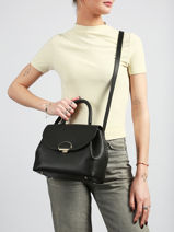 Sac Bandouli�re Milano Pia Cuir Lancaster Noir milano pia 131-vue-porte