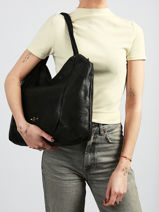 Shoulder Bag Pg2 Mila louise Black pg2 23039PG2-vue-porte
