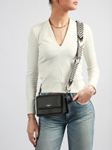 Shoulder Bag Saffiano Miniprix Beige saffiano F5023-vue-porte