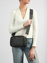 Shoulder Bag Grained Flora & co Red grained F6967OR-vue-porte