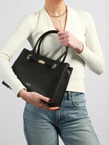 Sac Port� Main Saffiano David jones Noir saffiano CM8353-vue-porte
