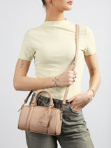 Crossbody Bag Milano Ana Leather Lancaster Beige milano ana 101-vue-porte