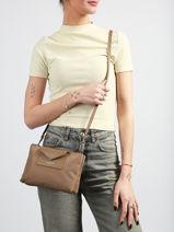 Crossbody Bag Smart Kba Lancaster Brown smart kba 27-vue-porte