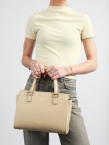 Trapeze Smooth Leather Lancaster Beige smooth 3-vue-porte