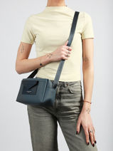 Sac Bandouli�re Maya Double Kba Lancaster Bleu maya double kba 106-vue-porte