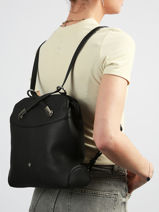 Backpack Hexagona Black maya 2120285-vue-porte