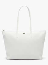 Sac Port� �paule L.12.12 Concept Lacoste Blanc l.12.12 concept NF1888PK