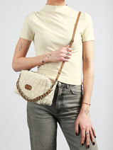 Belt Bag Gf2 Cotton Mila louise Brown gf2 23673GF2-vue-porte