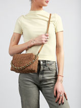 Belt Bag Gf2 Cotton Mila louise Brown gf2 23673GF2-vue-porte