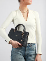 Shoulder Bag Grained Flora & co Blue grained H6931-vue-porte
