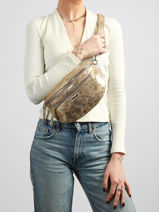 Belt Bag Miniprix Gold star J8552-vue-porte