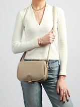 Shoulder Bag Grained Miniprix Beige grained F7532OR-vue-porte