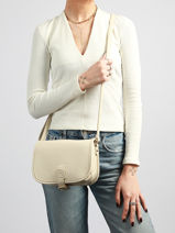 Shoulder Bag Grained Miniprix White grained F7532OR-vue-porte