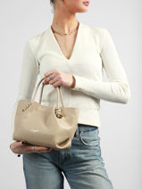 Satchel Noeud David jones Beige noeud CM8487-vue-porte