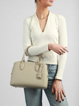 Sac Port� Main Dune Polyurethane David jones Beige dune CM7252-vue-porte